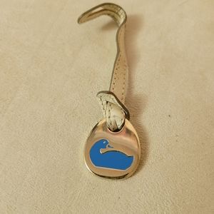 Dooney Bourke Duck Emblem on Leather Hang Strap